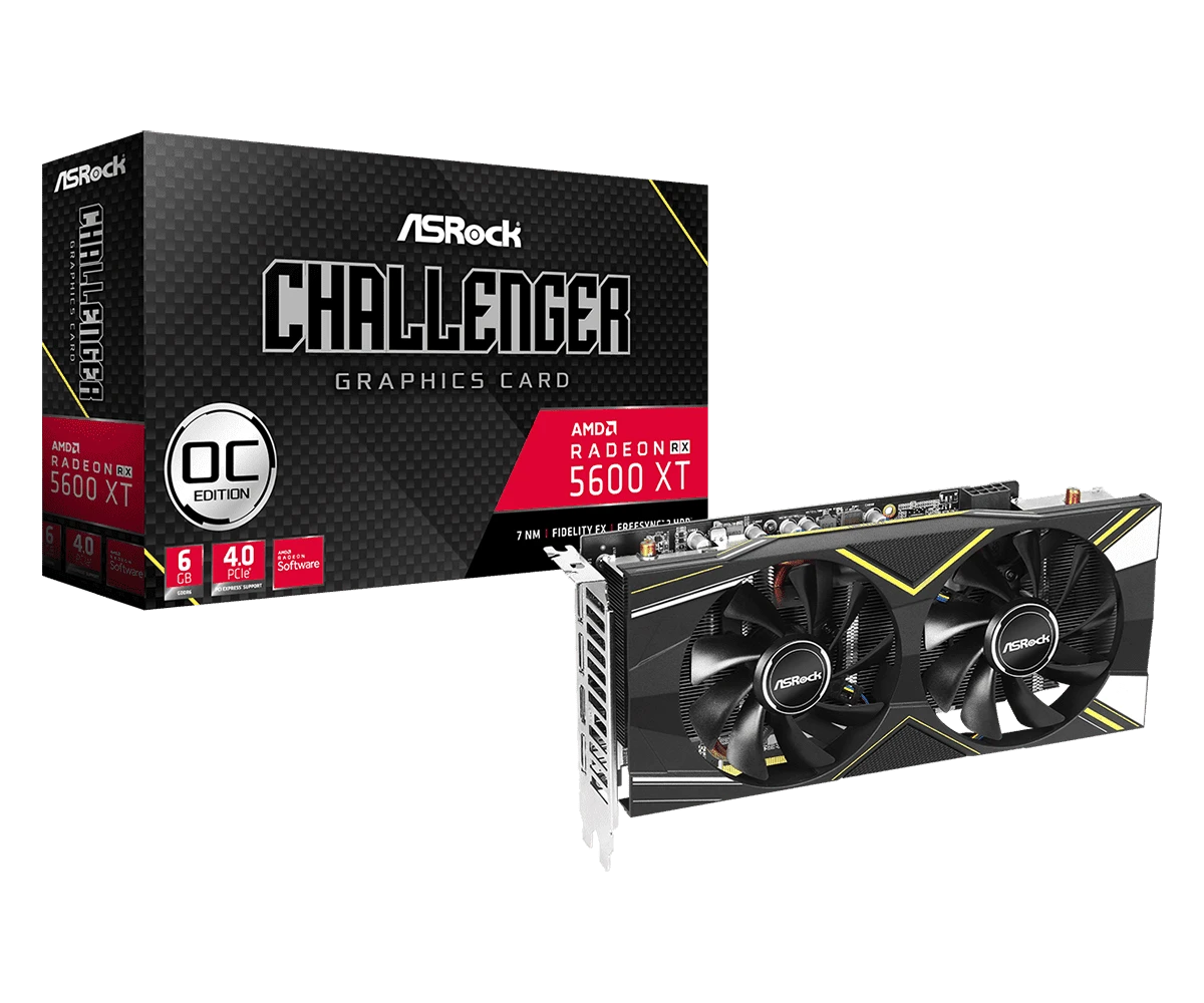 ASRock AMD Radeon RX 5600 XT Challenger D 6G OC
